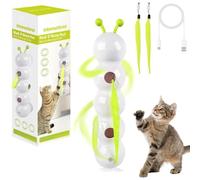 Pipihome Caterpillar Smart Cat Toys, Interactive Cat Toy for Indoor Cats Adult, Caterpillars Automatic Cat Toy, Sensor Worm Toys for Cats Kitten, Type-C Rechargeable Motion Toy for Play and Exercise