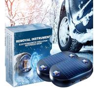 Pipihome Electromagnetic Anti Freeze Device, 2PCS Electromagnetic Wave Snow Removal Device, Car Interference Antifreeze Instrument, Fast and Efficient Car Defroster