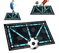 Pipihome Football Training Mat XL 90x60cm, Football Gifts for Boys, Footballs Training Equipment for Kids, Footballs accessories, Football Skills Mat, Football Gifts for Boys, Kids,Girls & Him