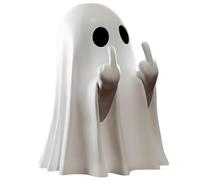 Pipihome Fun Middle Finger Ghosts, Funny Middle Finger Fifts for Men, Ghosts Statue Sculpture Home Decoration Room Bedroom Decor Hilarious Novelty Gifts for Christmas Halloween