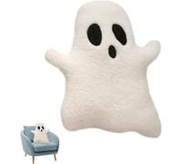Pipihome Halloween Ghost Pillows Cushion, Boo Basket Ghost Plush Pillow Gifts, Cute Halloween Soft Toy Gifts for Kids & Women, Halloween Bedroom Sofa Decorations