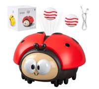 Pipihome Ladybug Hover Ball Toys, Sensory Toys for Babies, Christmas Stocking Stuffers with Floating Ball, Electronic Ladybird Baby Toy for Early