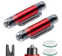 Pipihome Safe Pro X Car Window Breaker, 2pcs Car Safety Hammer with Seatbelt Cutter, Portable Car Glass Breaker, Emergency Car Accessories Escape Tool for All Vehicles