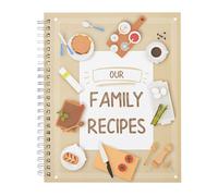 Pipilo Press Family Recipe Book To Write In Spiral Bound DIY Make You