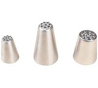 Piping Bag and Tips Cake Decorating Supplies Kit Small Grass Shape Nozzle Baking Tools Ice Nozzles Pastry Decoration Professional process