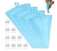 Piping Bags & Tips Set Piping Bags and Tips Set of 16 Reusable and Safe Piping Bags for Cake Decorating Icing Piping Kit Ali Quality