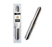 Piping Hot Art Works 7-Inch Chrome Toilet Paper Roller Holder | Spring-Loaded Plastic Replacement Spindle Rod | Fits Extra Large Bathroom Tissue Rolls | Durable & Easy to Install