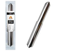 Piping Hot Art Works 7-Inch Chrome Toilet Paper Roller Holder | Spring-Loaded Plastic Replacement Spindle Rod | Fits Extra Large Bathroom Tissue Rolls | Durable & Easy to Install