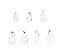 Piping Nozzle Kit Piping Nozzle 7 Pcs Set Pastry Icing Tips for Cake Cream Decorating Baking DIY