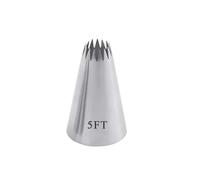 Piping Nozzle Kit Stainless Steel Cream Flower Cupcake Pastry Nozzles Cake Decorating Icing Piping Tips Baking Tools 5FT/7FT/8FT/9FT(5FT-4pc)