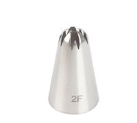 Piping nozzles Large Icing Piping Tips, Stainless Steel Open Star, Flower, Cake Decorating Tips, for Cupcakes Cakes Cookies Decorating Large