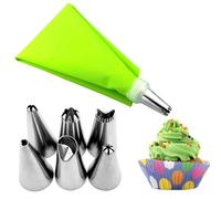 Piping Tips - Cupcake Piping Bags and Piping Nozzles | 8 Piece Baking Set