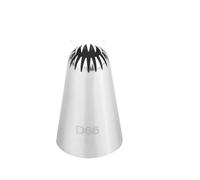 Piping Tips Set 1/3pcs #9FT #D66#199 Open Star Cupcake Cookie Icing Piping Nozzles Cakes Pastry Tips Tube Cream Cake Decorating Tools(D66)