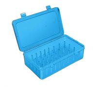Piping Tips Storage Box with Fixed Pins, 42 Pegs Storage Container Piping Tip Set Organizer Case, Clear Plastic Cake Decorating Kit Storing Case, Multifuctional Piping Tip Storages
