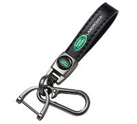 Pipiruew Car Keychain Car Keyring Fit Land Rover Discovery Range Rover Sport Defender, Car Key Chain Key Ring Family Present for Women Men,Car Key Fob Holder Car Key Lanyard