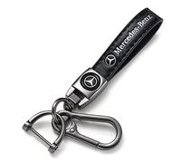 Pipiruew Car Keychain Car Keyring Fit Mercedes Benz CESM CLK GLK GL AB AMG GLS GLE AMG Series, Car Key Chain Key Ring Family Present for Women Men,Car Key Fob Holder Car Key Lanyard