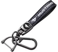 Pipiruew Car Keychain Car Keyring Fit Mustang Snake Speedstar Evos Everest GT Shelby, Car Key Chain Key Ring Family Present for Women Men,Car Key Fob Holder Car Key Lanyard