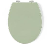 Pipishell Soft Close Toilet Seat with Quick Release, O Shape, Green