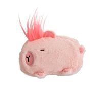 pipisweet Cute Capybara Plush Pencil Case Cosmetic Bag Guinea Pig Pen Pouch Large Capacity Pencil Bag School Supplies Stationery Box(Pink)