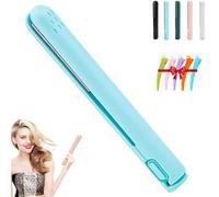 Pipiup Curling Iron, Minilocke Mini Iron Out with Dual Purpose, Pipiup 2 in 1 Hair Mini Curler, Ceramic Glaze Anti Scalding Compact and Portable for Women Short & Long Hairs (D)