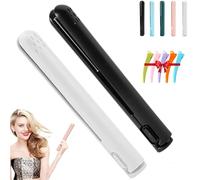 Pipiup Curling Iron, Minilocke Mini Iron Out with Dual Purpose, Pipiup 2 in 1 Hair Mini Curler, Ceramic Glaze Anti Scalding Compact and Portable for Women Short & Long Hairs (C+E)