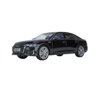 PIPJLCGE Miniature Replica Car Model 1:18 For Audi A6l Static Alloy Model Car Die-casting Simulation Exquisite Accessories Display Scale Die-cast Vehicle(Black)