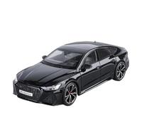 PIPJLCGE Miniature Replica Car Model 1/18 For Audi Rs7 Mini Static Scale Zinc Alloy Die-casting Home Model Car Ornaments Decoration Scale Die-cast Vehicle(Black)