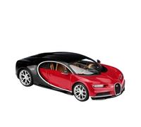 PIPJLCGE Miniature Replica Car Model 1:18 For Bugatti Chiron Simulation Static Scale Alloy Car Model Metal Model Ornaments Decoration Scale Die-cast Vehicle(Blue Black)