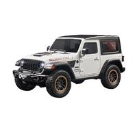 PIPJLCGE Miniature Replica Car Model 1:18 For Jeeps Wrangler Rubicon Miniature Static Scale Xin Alloy Car Model Bookshelf Ornaments Decoration Scale Die-cast Vehicle(White)
