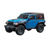 PIPJLCGE Miniature Replica Car Model 1:18 For Jeeps Wrangler Rubicon Miniature Static Scale Xin Alloy Car Model Bookshelf Ornaments Decoration Scale Die-cast Vehicle(Blue)