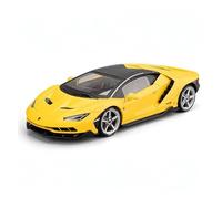 PIPJLCGE Miniature Replica Car Model 1:18 For Lamborghini Centenario Mini Simulation Alloy Die-cast Exquisite Model Car Ornaments Collection Scale Die-cast Vehicle(Yellow)
