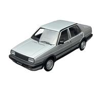 PIPJLCGE Miniature Replica Car Model 1:18 For Volkswagen Jetta Gt Mk2 Miniature Simulated Alloy Car Model Exquisite Ornaments Display Collection Scale Die-cast Vehicle(Chrome)