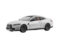 PIPJLCGE Miniature Replica Car Model 1:23 For Bmw M4 G82 Mini Static Scale Car Model Alloy Simulation Model Ornaments Decoration Scale Die-cast Vehicle(White)