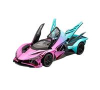 PIPJLCGE Miniature Replica Car Model 1:24 For Apollo Evo Miniature Static Scale Alloy Diecast Home Model Car Decoration Collectible Scale Die-cast Vehicle(Red 1)