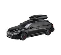 PIPJLCGE Miniature Replica Car Model 1:24 For Audi RS6 Avant Mini Scale Die-cast Simulation Alloy Metal Exquisite Model Car Ornaments Scale Die-cast Vehicle(Black)