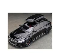 PIPJLCGE Miniature Replica Car Model 1:24 For Audi Rs6 Mini Simulated Scale Alloy Car Model Exquisite Ornaments Display Collection Scale Die-cast Vehicle(Blue)
