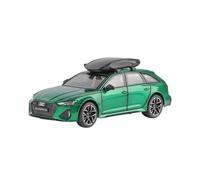 PIPJLCGE Miniature Replica Car Model 1:24 For Audi Rs6 Mini Simulated Scale Alloy Car Model Exquisite Ornaments Display Collection Scale Die-cast Vehicle(Green)