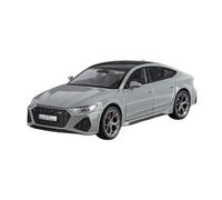 PIPJLCGE Miniature Replica Car Model 1:24 For Audi Rs7 Mini Simulation Zinc Alloy Car Model Exquisite Vehicle Ornaments Decoration Scale Die-cast Vehicle(Chrome)