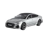 PIPJLCGE Miniature Replica Car Model 1:24 For Audi Rs7 Mini Static Zinc Alloy Model Car Die-casting Simulation Exquisite Ornaments Scale Die-cast Vehicle(Silver)