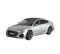 PIPJLCGE Miniature Replica Car Model 1:24 For Audi Rs7 Miniature Model Car Die-cast Simulation Ornaments Living Room Decorations Scale Die-cast Vehicle(Silver)