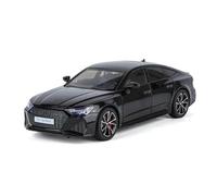PIPJLCGE Miniature Replica Car Model 1:24 For Audi Rs7 Static Mini Scale Alloy Model Car Diecasting Desktop Display Ornaments Scale Die-cast Vehicle(Black)