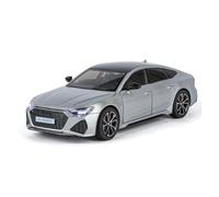 PIPJLCGE Miniature Replica Car Model 1:24 For Audi Rs7 Static Mini Scale Alloy Model Car Diecasting Desktop Display Ornaments Scale Die-cast Vehicle(Silver)