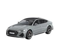 PIPJLCGE Miniature Replica Car Model 1:24 For Audi Rs7 Static Simulation Miniature Zinc Alloy Replica Car Model Desktop Ornaments Scale Die-cast Vehicle(Chrome)