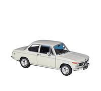 PIPJLCGE Miniature Replica Car Model 1:24 For Bmw 2002 Ti 1972 Simulation Miniature Die-cast Model Car Collectible Decorative Ornaments Scale Die-cast Vehicle(White)