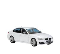 PIPJLCGE Miniature Replica Car Model 1:24 For Bmw 335i Mini Simulation Die-cast Zinc Alloy Car Model Display Cabinet Decoration Scale Die-cast Vehicle(White)