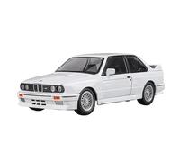 PIPJLCGE Miniature Replica Car Model 1:24 For Bmw M3 1988 Mini Simulation Alloy Car Model Exquisite Off-road Vehicle Ornaments Decoratio Scale Die-cast Vehicle(White)