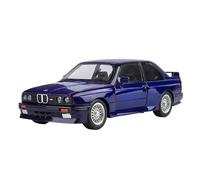 PIPJLCGE Miniature Replica Car Model 1:24 For Bmw M3 1988 Mini Simulation Alloy Car Model Exquisite Off-road Vehicle Ornaments Decoratio Scale Die-cast Vehicle(Blue)