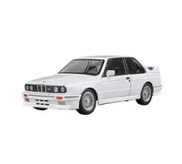 PIPJLCGE Miniature Replica Car Model 1:24 For Bmw M3 E30 Miniature Model Car Die-cast Simulation Ornaments Living Room Decorations Scale Die-cast Vehicle(White)