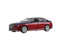 PIPJLCGE Miniature Replica Car Model 1:24 For Bmw The I7 G70 M70l Mini Alloy Model Car Die-cast Simulation Ornaments Living Room Decorations Scale Die-cast Vehicle(Red)