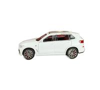PIPJLCGE Miniature Replica Car Model 1:24 For Bmw X5 Static Mini Simulation Zinc Alloy Model Car Living Room Ornaments Collection Scale Die-cast Vehicle(White)